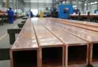 Copper Square Polished Tube