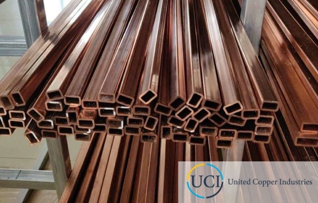 Copper Rectangle Pipe  Manufacturer In India
