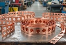 Perforated Copper Strip